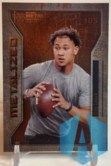 2021 Skybox Metal Universe Trey Lance Metalized Copper Rookie #105